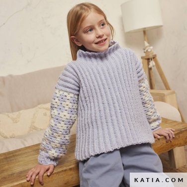 patroon breien haken kinderen trui herfst winter katia 7921 10 p