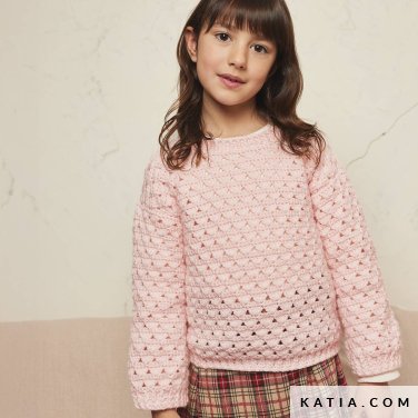 patroon breien haken kinderen trui herfst winter katia 7921 11 p