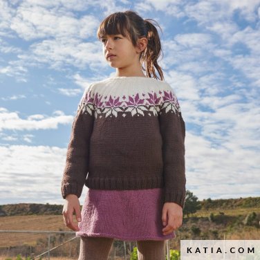 patroon breien haken kinderen trui herfst winter katia 7921 15 p