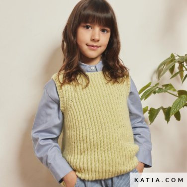 patroon breien haken kinderen vest herfst winter katia 7921 13 p