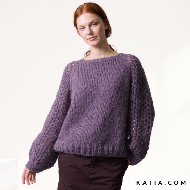 patroon breien haken dames trui herfst winter katia 7922 2 p