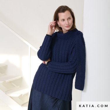 patroon breien haken dames trui herfst winter katia 7922 29 p