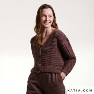 patroon breien haken dames trui herfst winter katia 7922 4 p