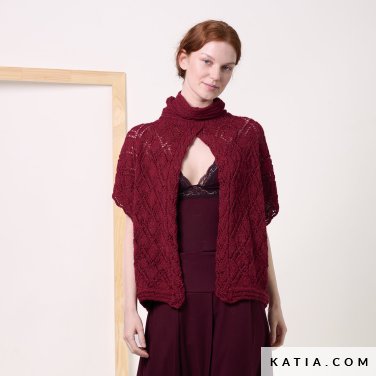 patroon breien haken dames vest herfst winter katia 7922 14 p