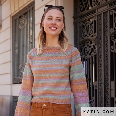 patroon breien haken dames trui herfst winter katia 7923 10 p