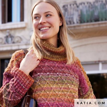 patroon breien haken dames trui herfst winter katia 7923 11 p
