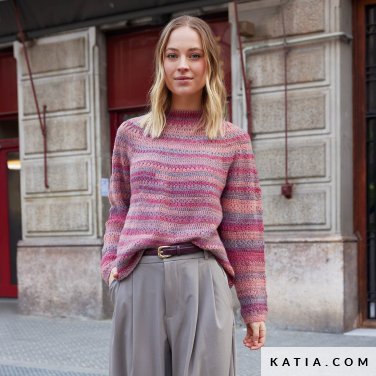 patroon breien haken dames trui herfst winter katia 7923 13 p
