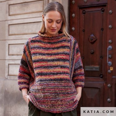 patroon breien haken dames trui herfst winter katia 7923 2 p