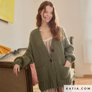 patroon breien haken dames jas herfst winter katia 7924 7 p