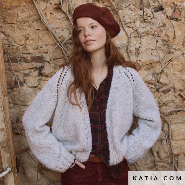 patroon breien haken dames jas herfst winter katia 7924 8 p