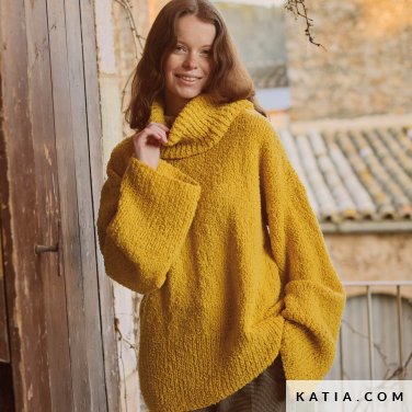 patroon breien haken dames trui herfst winter katia 7924 3 p