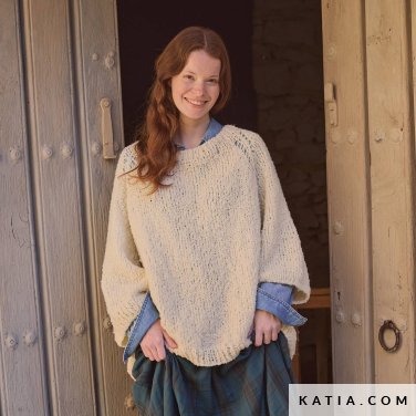 patroon breien haken dames trui herfst winter katia 7924 4 p