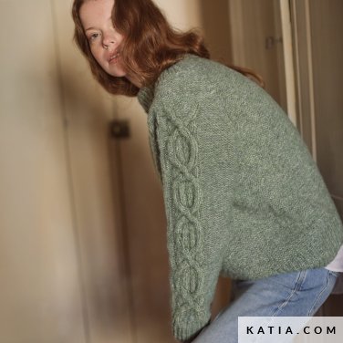 patroon breien haken dames trui herfst winter katia 7924 5 p
