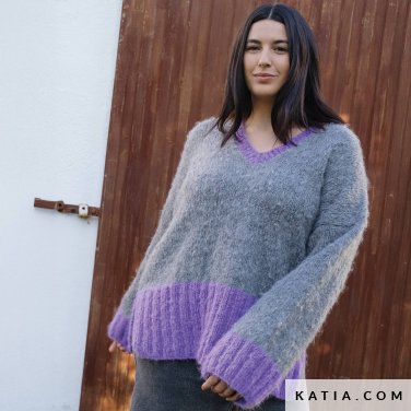 patroon breien haken dames trui herfst winter katia 7925 10 p