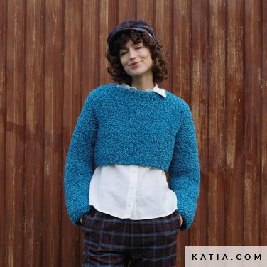 patroon breien haken dames trui herfst winter katia 7925 6 p