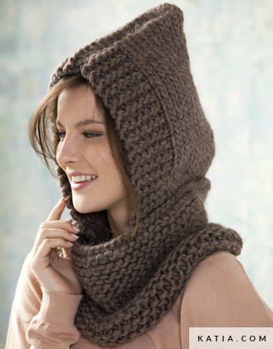 Col Capuche Femme Automne Hiver Modeles Patrons Katia Com