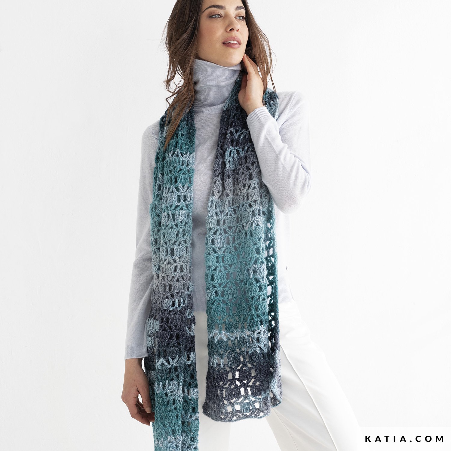 Bufanda Mujer Otoño / Invierno - patrones | Katia.com