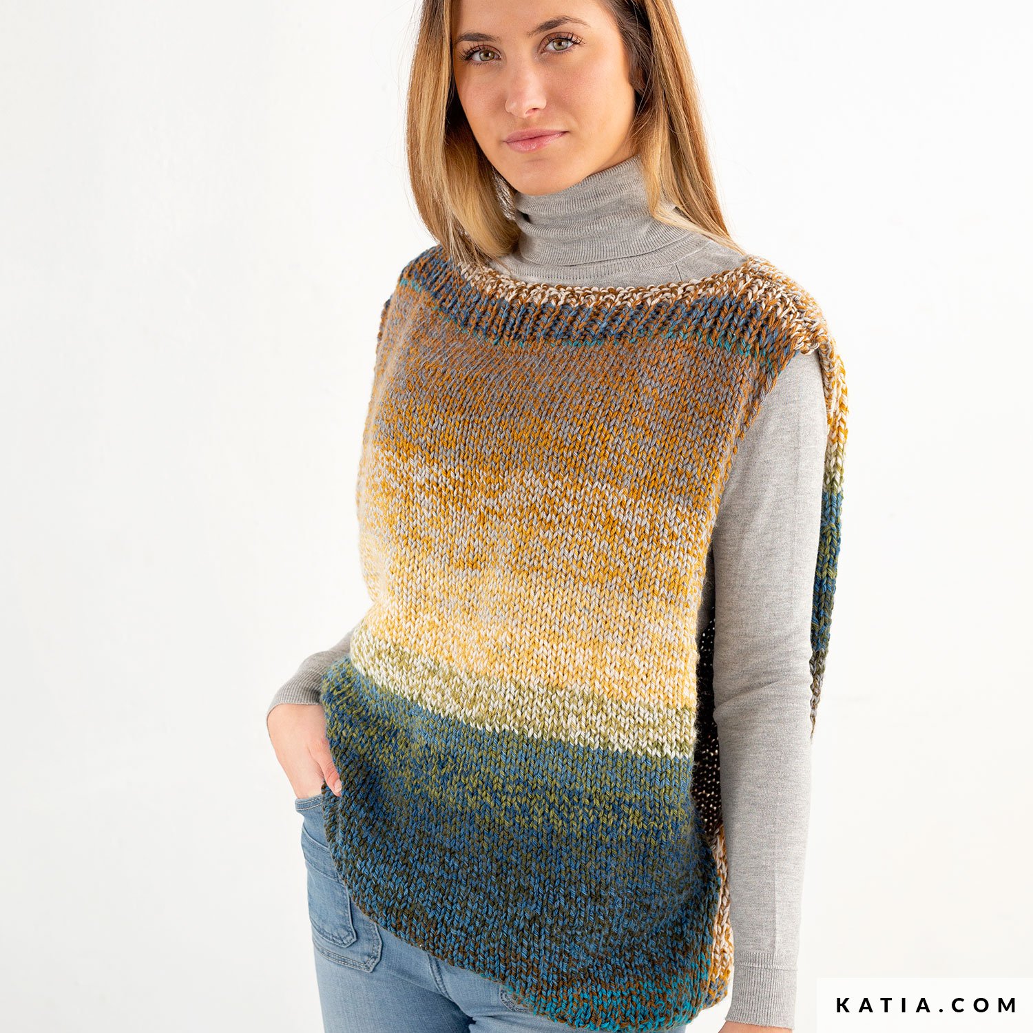 gilet a maglia donna
