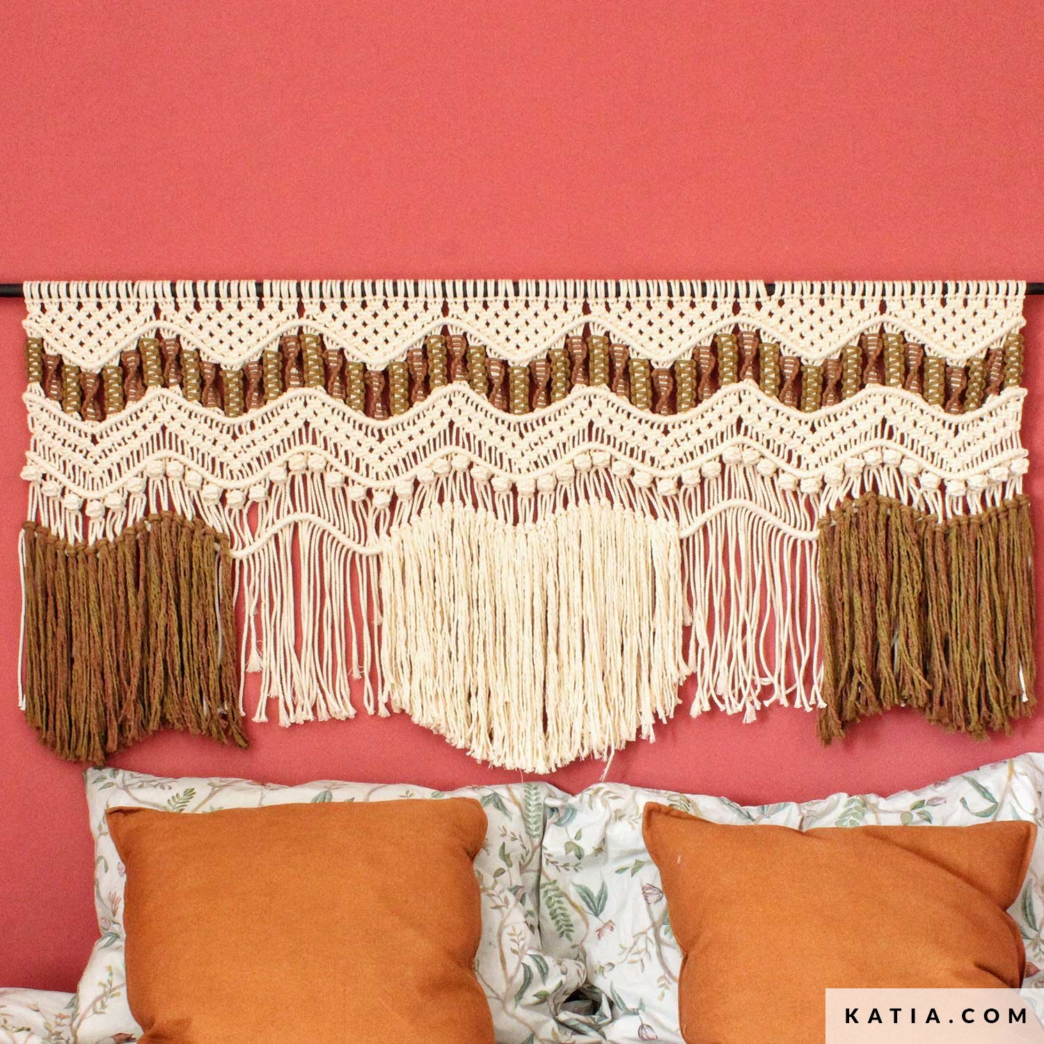 Macrame tapestry ♡BIGsize　サンセット　オーダー注文にて Amazon.com: QLBUJ Large Macrame Wall Hanging Natural