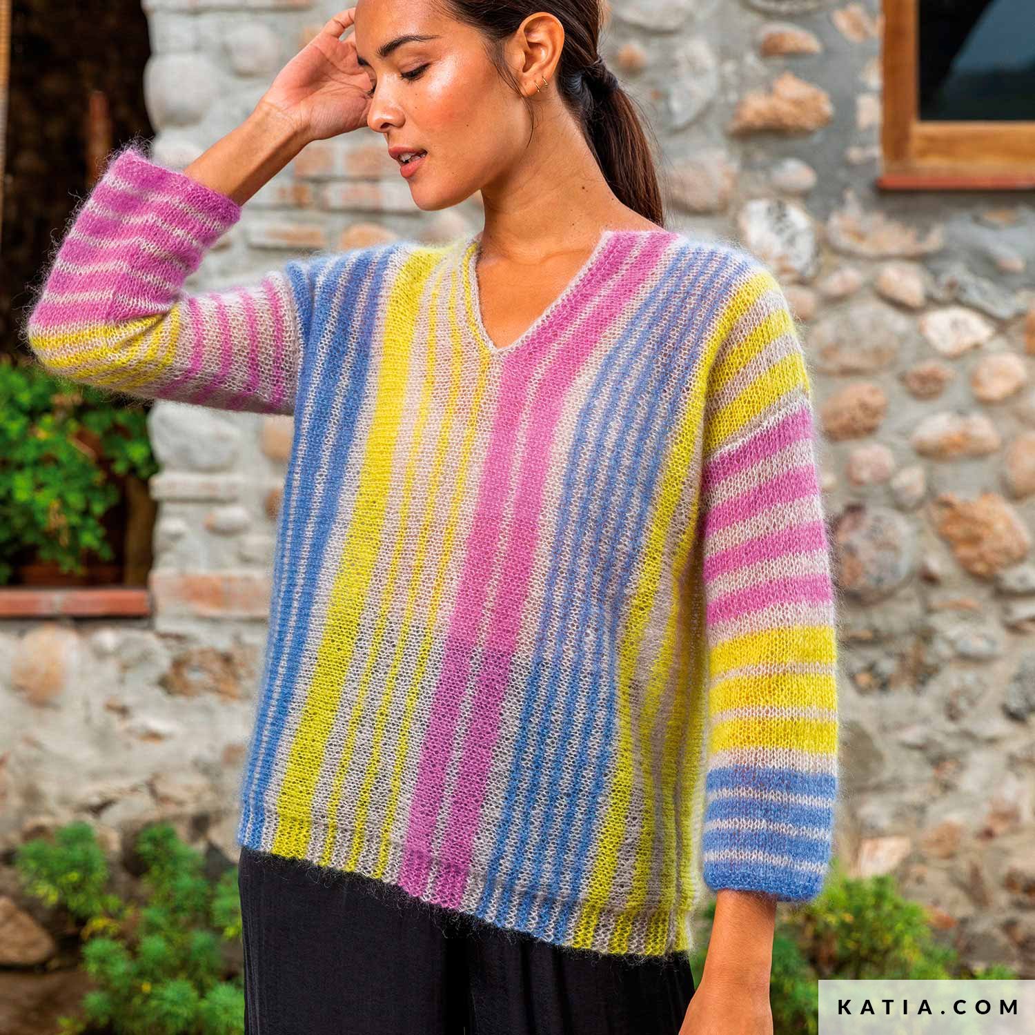 Maglia a righe verticali deals