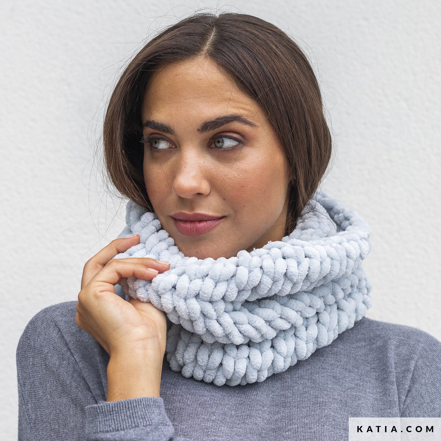 Mezclas De Lana Para Mujer Traje Suelto De Invierno Cuello De