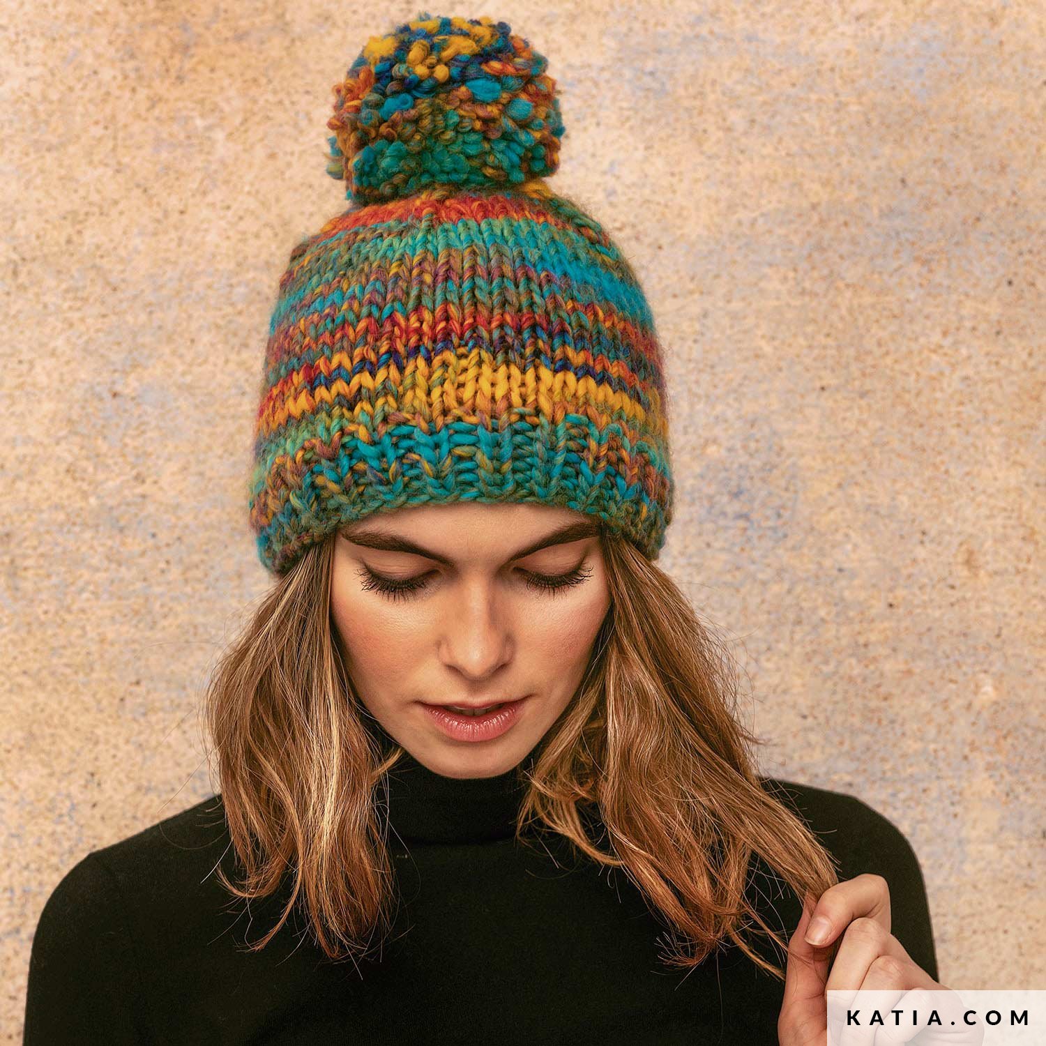 Bonnet Tricoté Femme Automne-Hiver – Doux, Chaud, Double Couche Coton – Style Décontracté Chimo