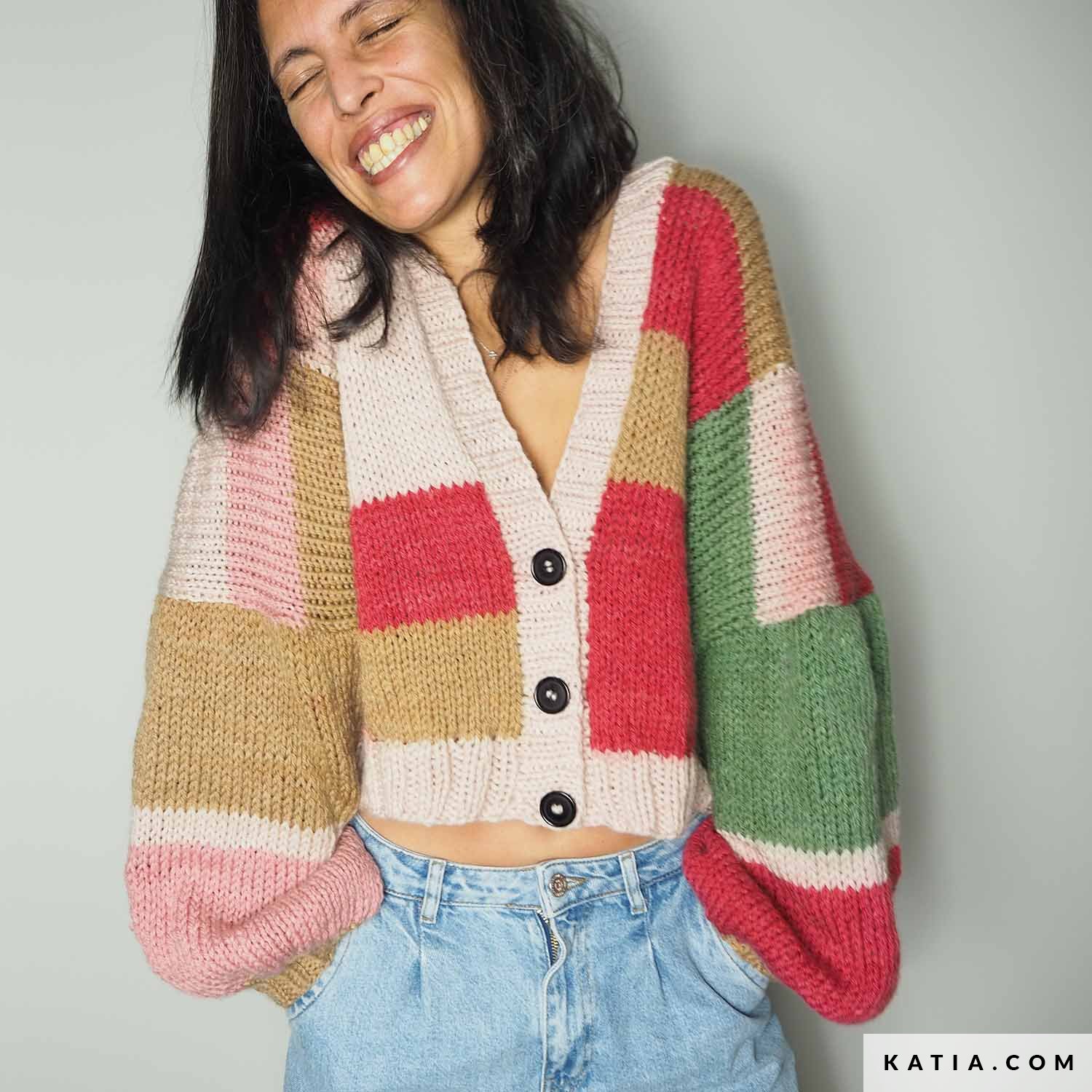gilet patchwork crochet