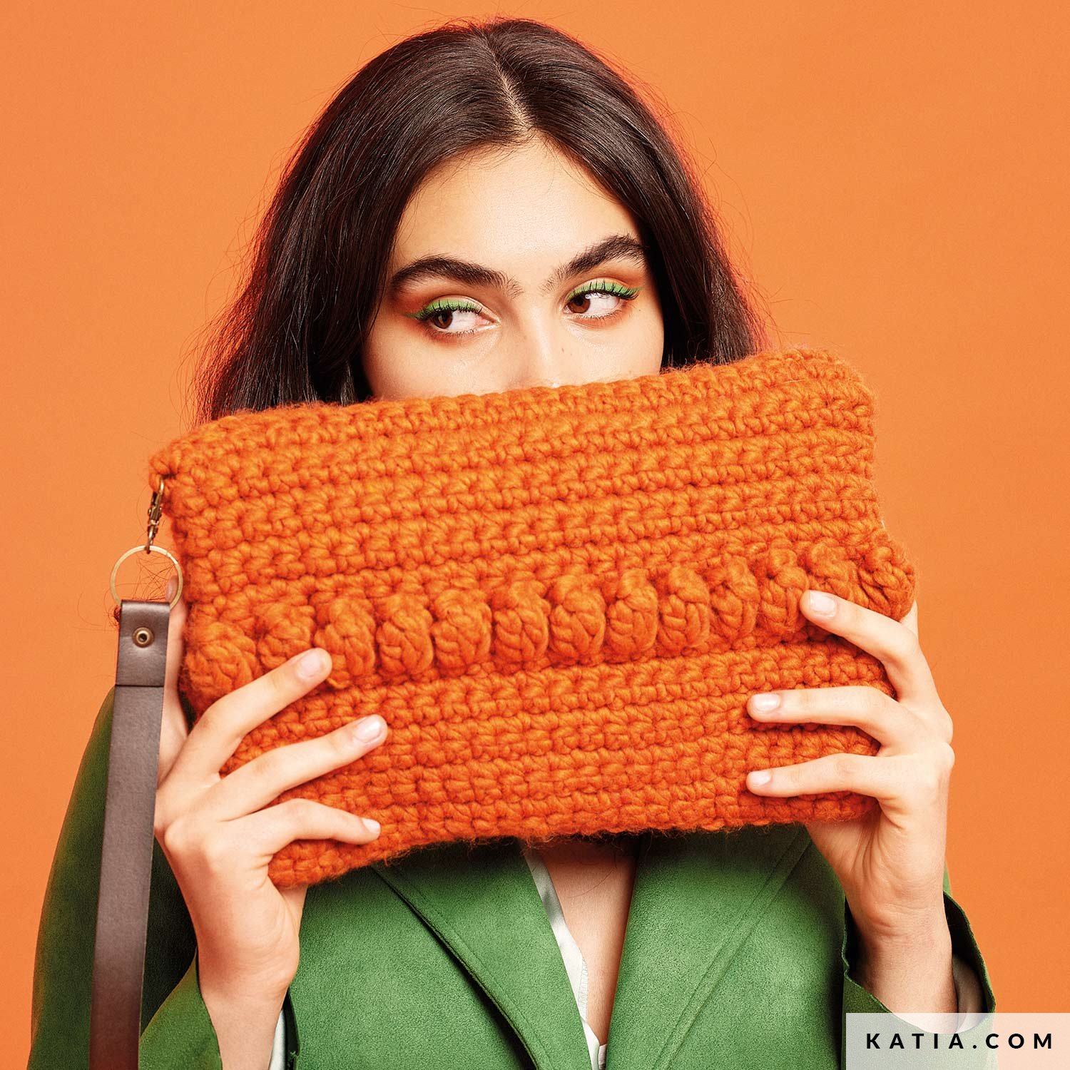 Bolso Tejido a Crochet en punto nido 