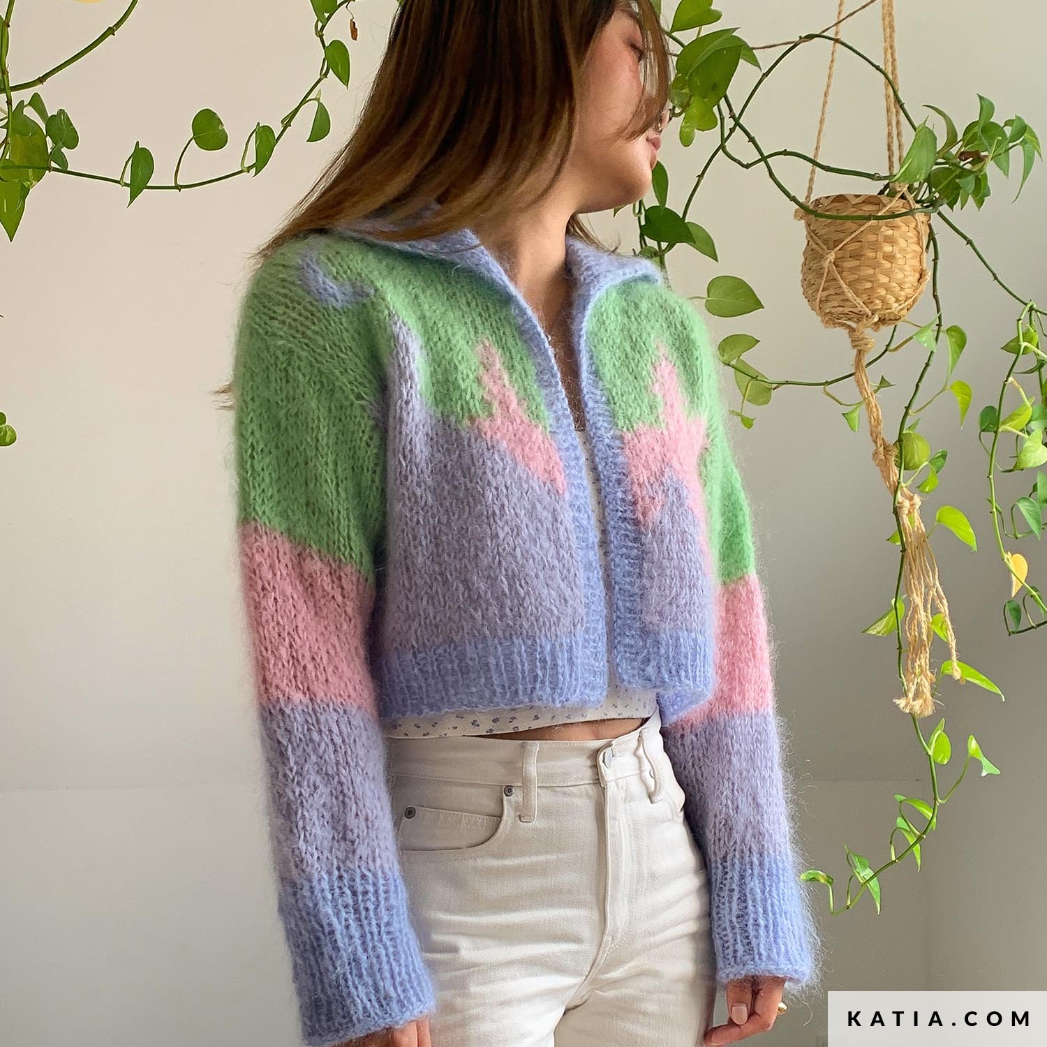 amachi. rainy pattern knit cardigan 【公式通販】