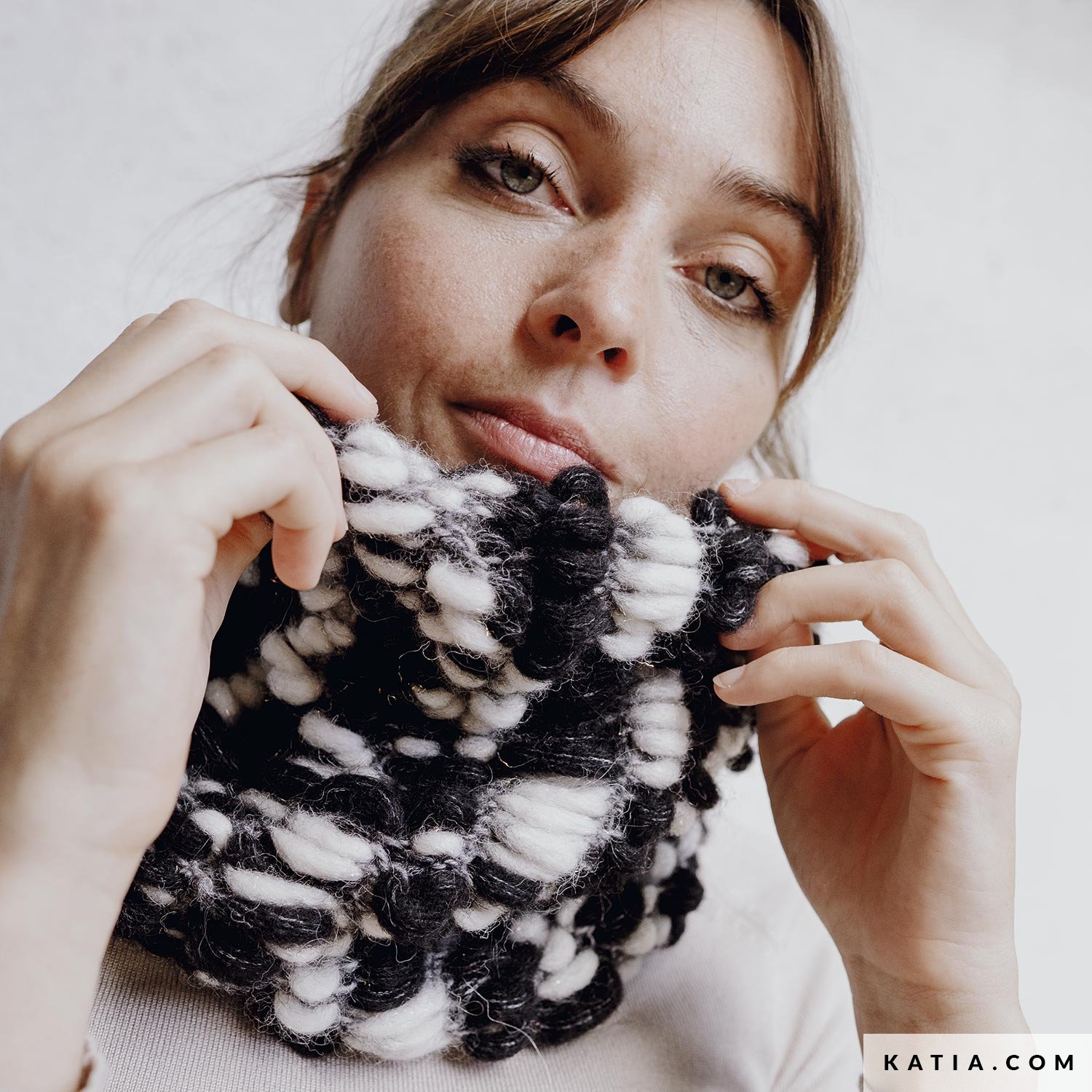 Abeillo 2 Paia Scaldamuscoli Donna Invernali - Lavorati A Maglia, Morbidi, Lunghi 50 Cm, Colori Nero E Grigio, Taglia Unica 35-41