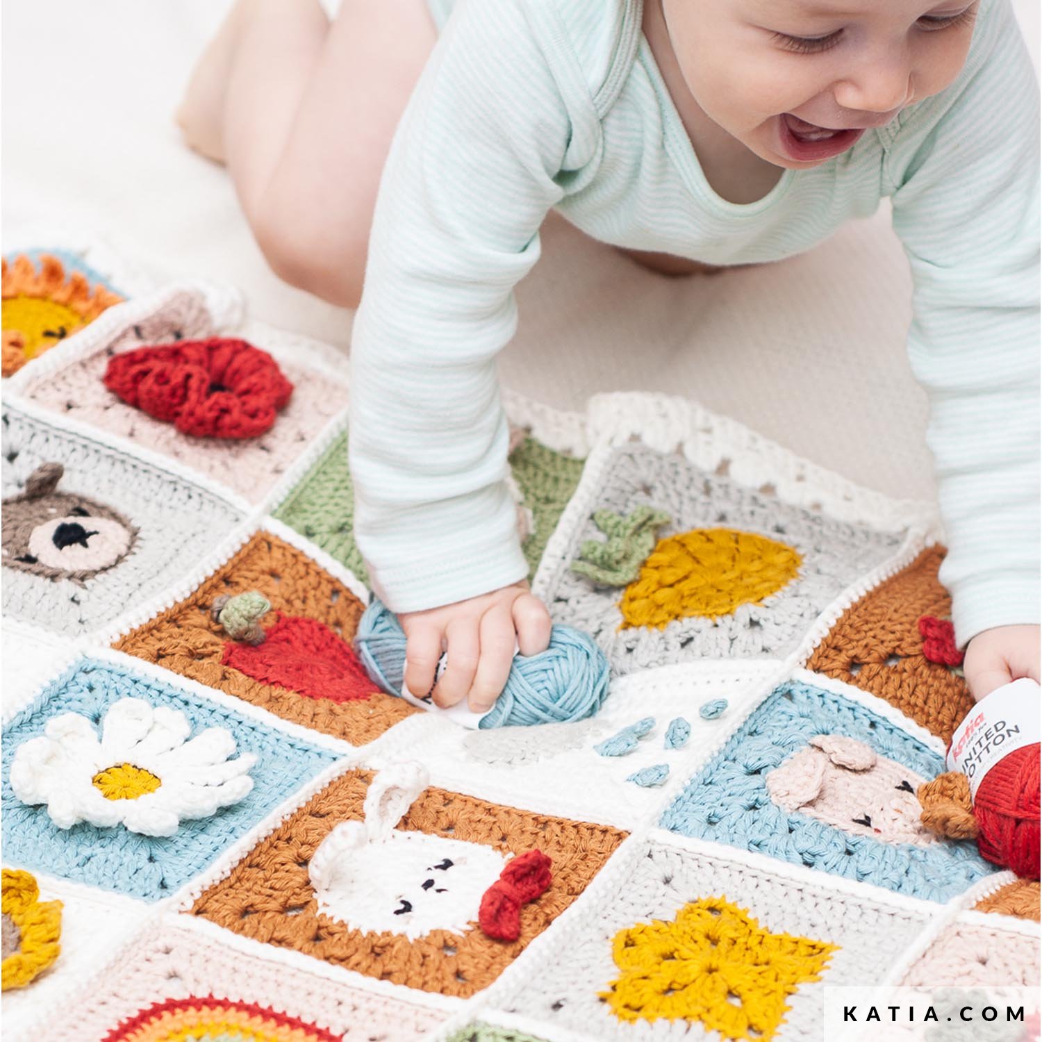 3D Animal Granny Squares Crochet Book