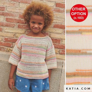T shirt Kids Spring Summer models patterns Katia