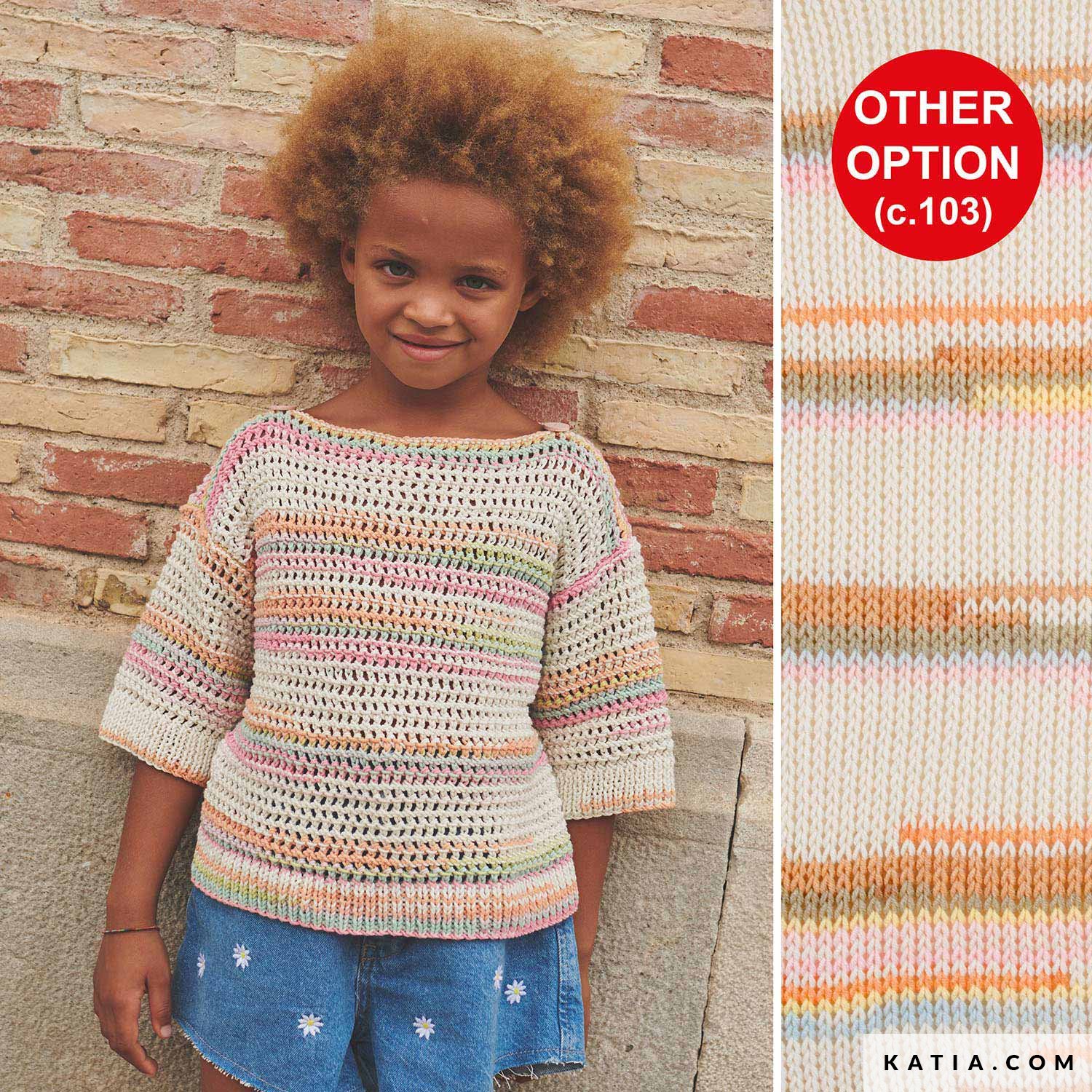 T-shirt - Kids - Spring / Summer - models & patterns | Katia.com