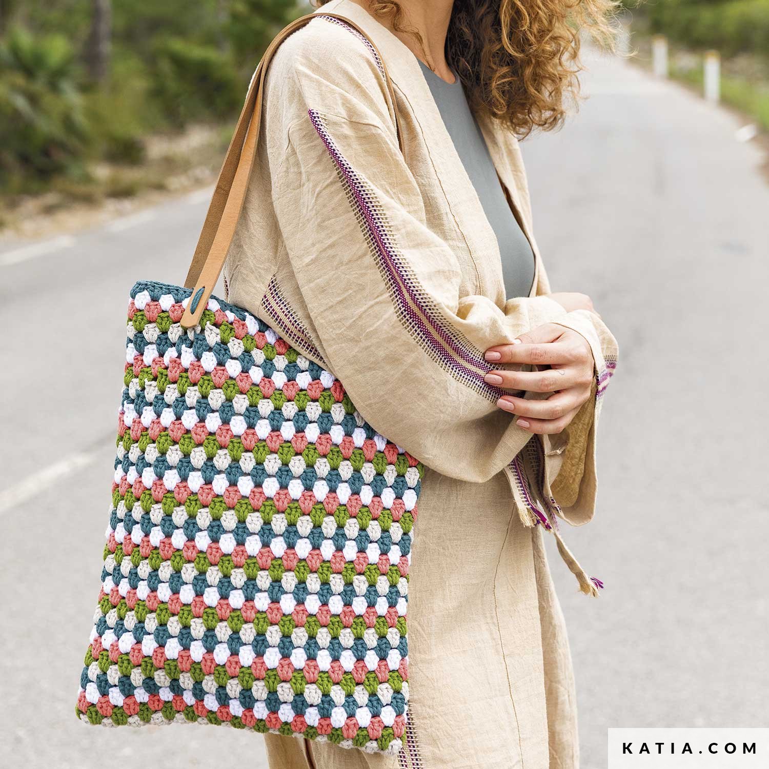 Ravelry: Backpack with leather kit pattern by Irina Sheina