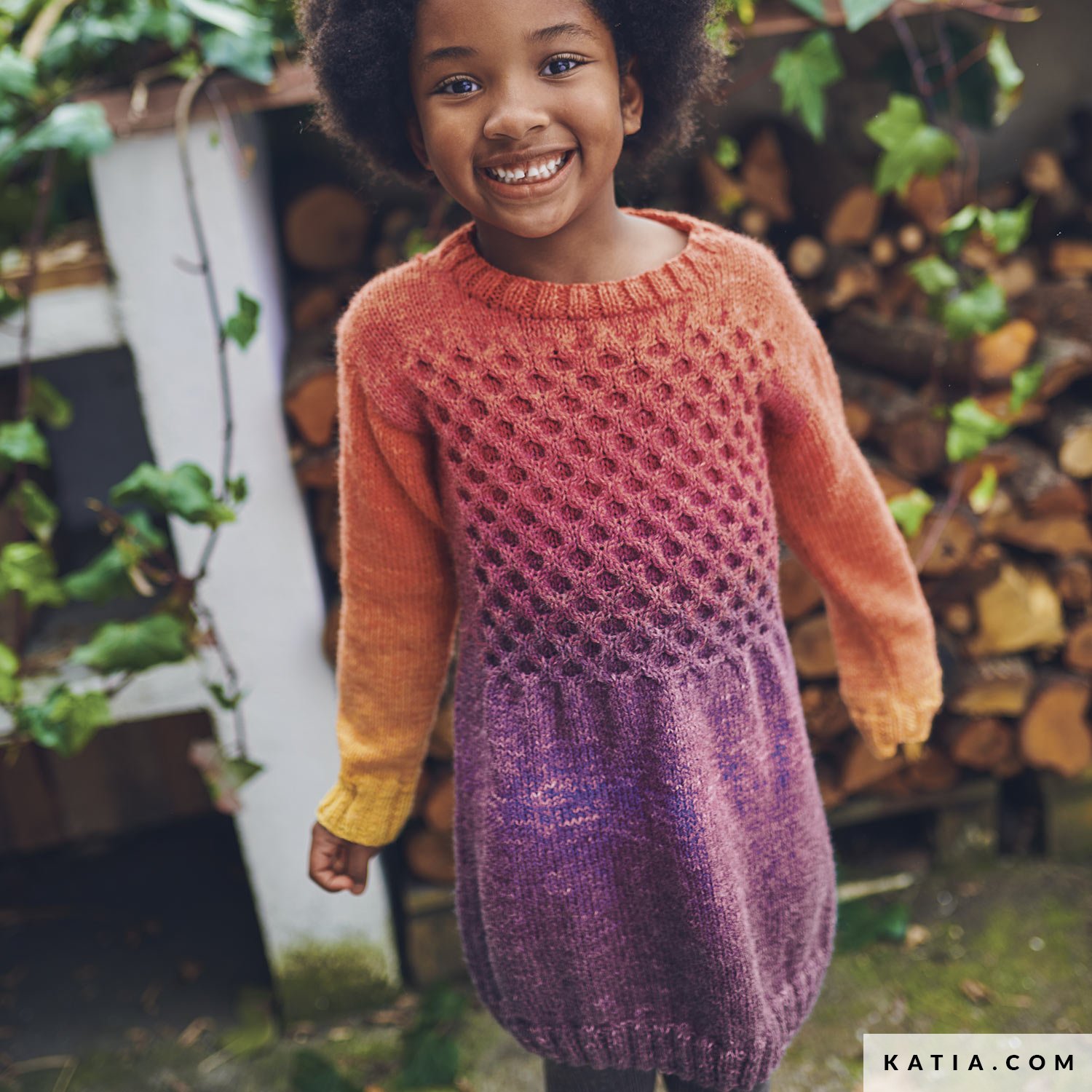 Jurk Kinderen Herfst Winter modellen patronen Katia