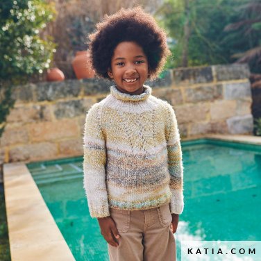 Sweater - Kids - Autumn / Winter - models & patterns | Katia.com