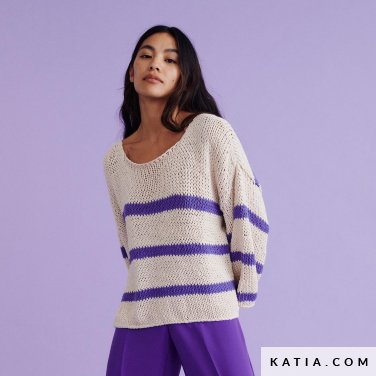 Pull Côtelé Tressé à Manches Bouffantes - Retro, Indie And Unique Fashion