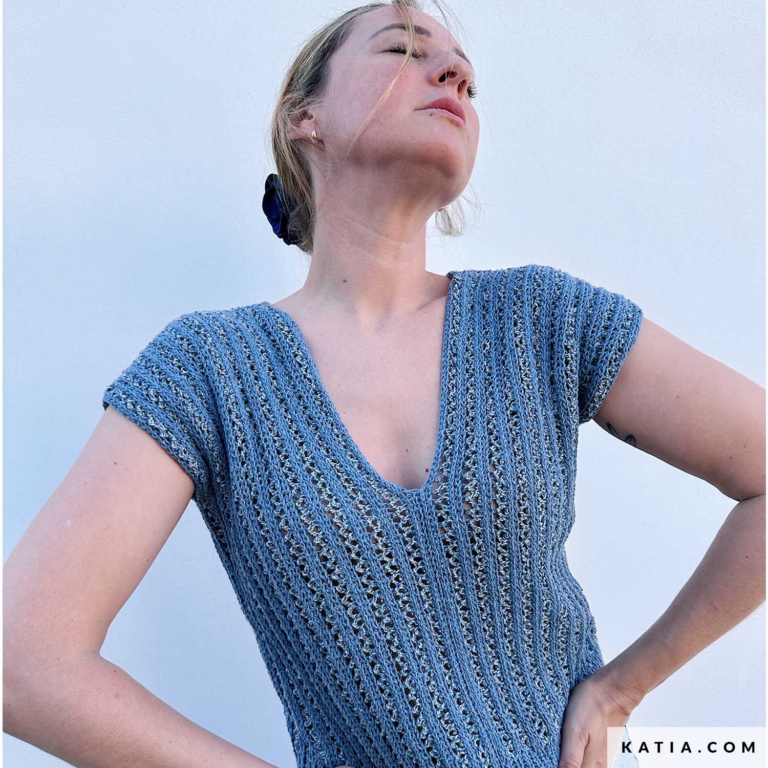 Crochet top with flowers - Women | MANGO Canada