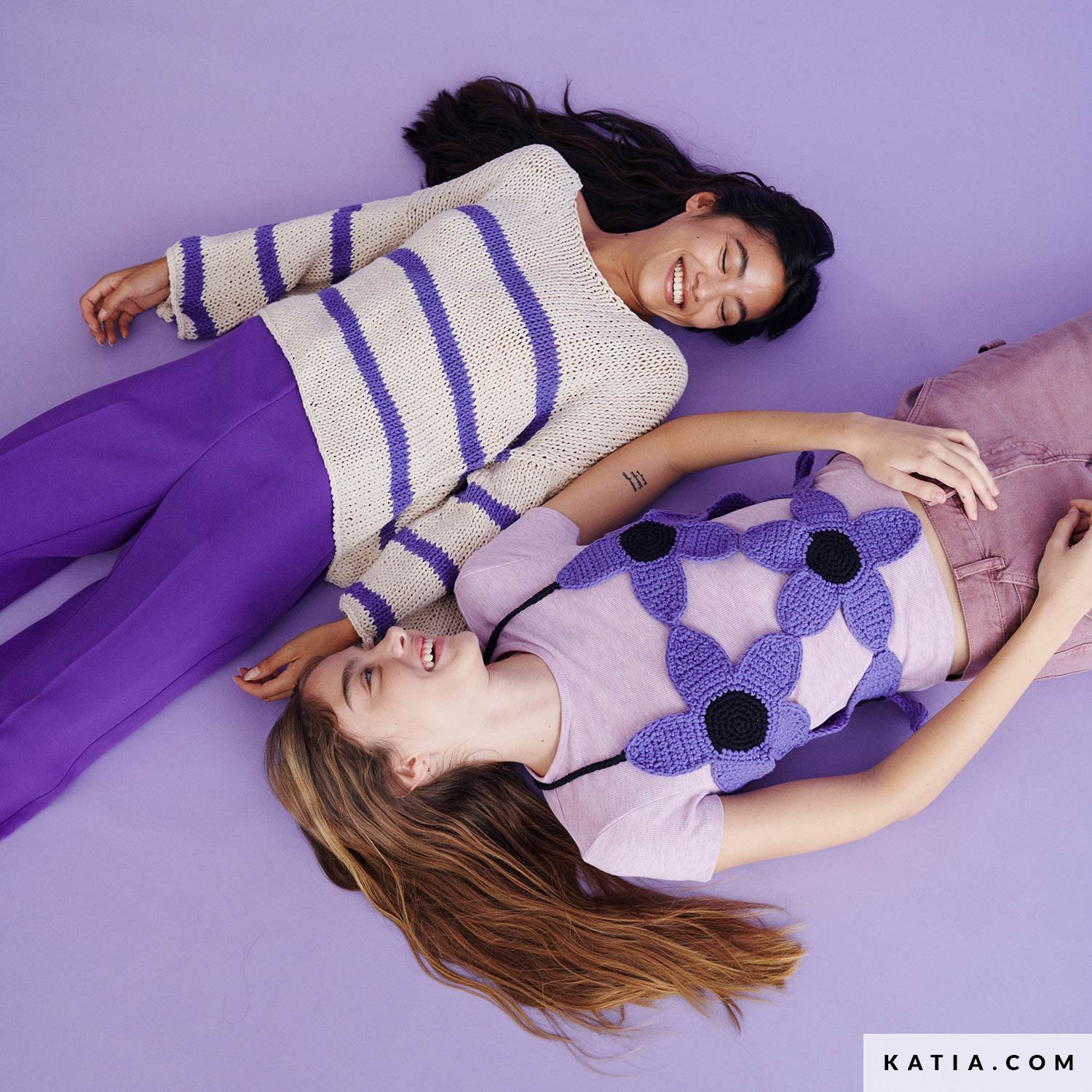 トップス Floral Motif Chunky Knitted Top womens bohemian floral print crochet top lightweight v neck - Temu