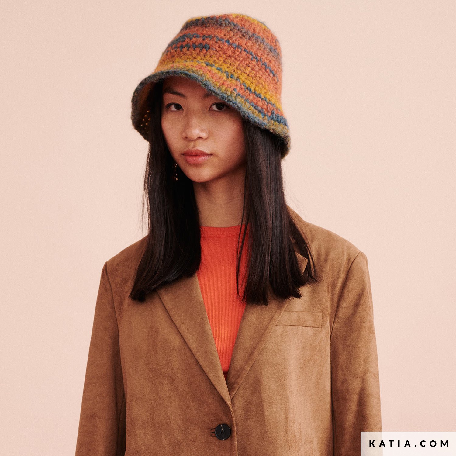 patroon breien haken dames muts herfst winter katia 8040 254a 01 g