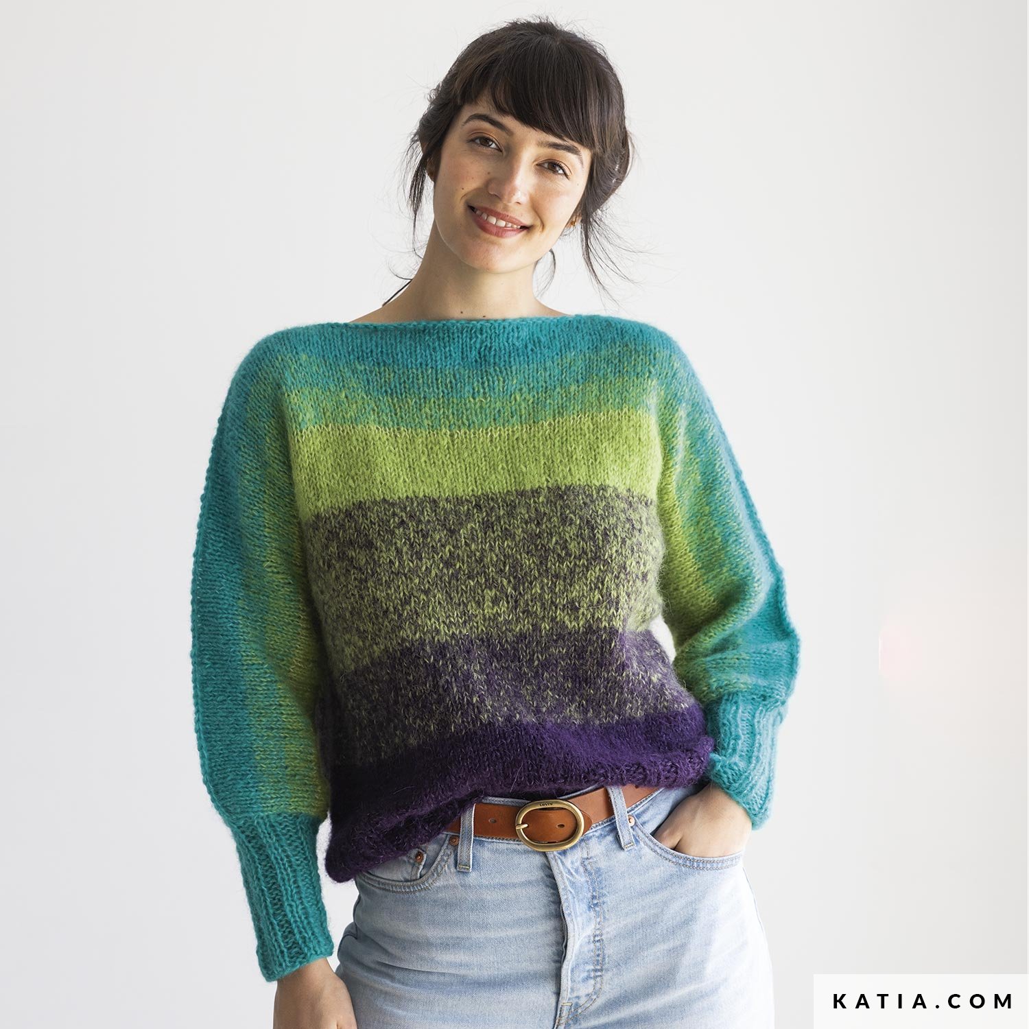 patroon breien haken dames trui herfst winter katia 8040 276 g