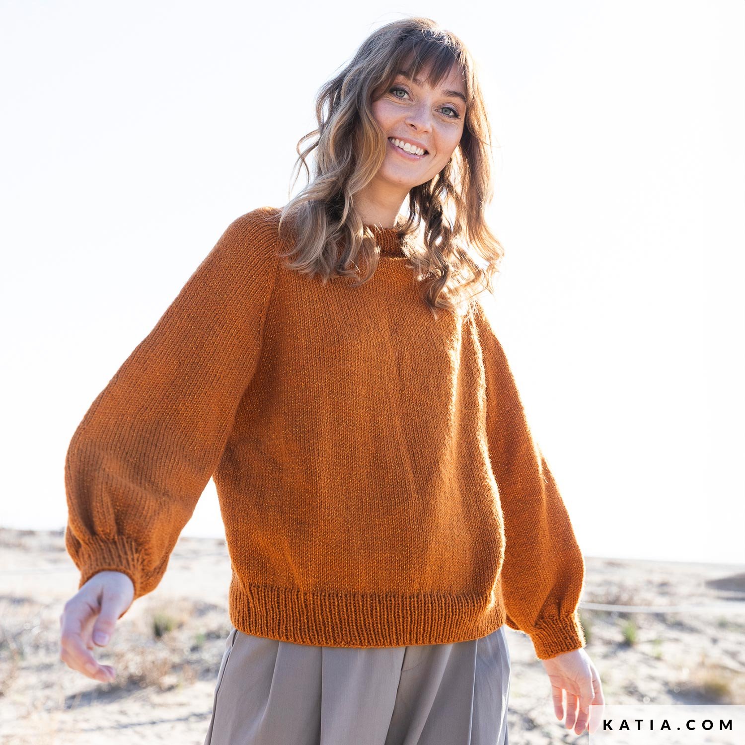 patroon breien haken dames trui herfst winter katia 8040 480 g