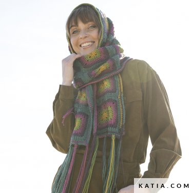 小物 TOGAvirilis KNIT SCARF TOGA VIRILIS(トーガ ビリリース)のPrint scarf L.BLUEの通販