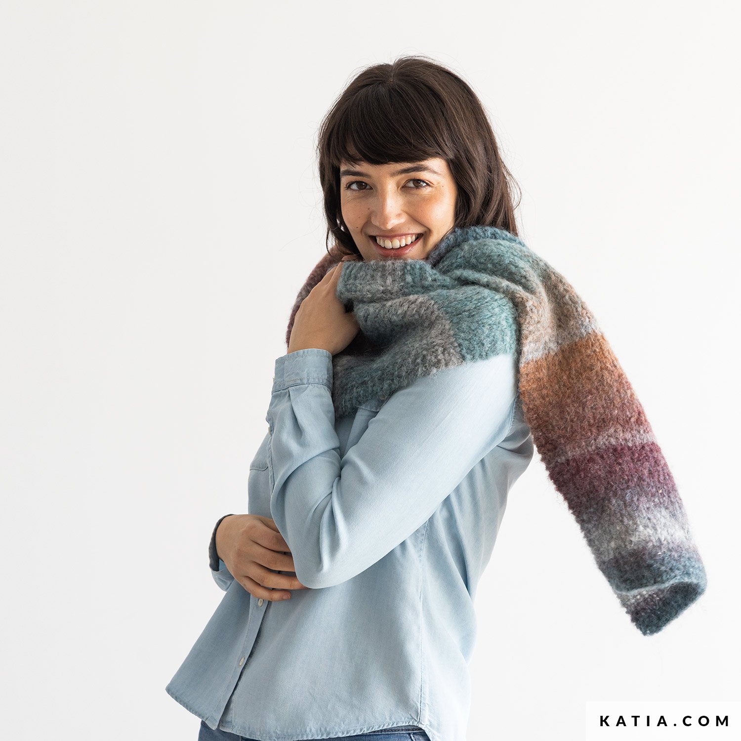 Acquista Polo Ralph Lauren Sciarpa Reversibile Oblong Su - Foto 11