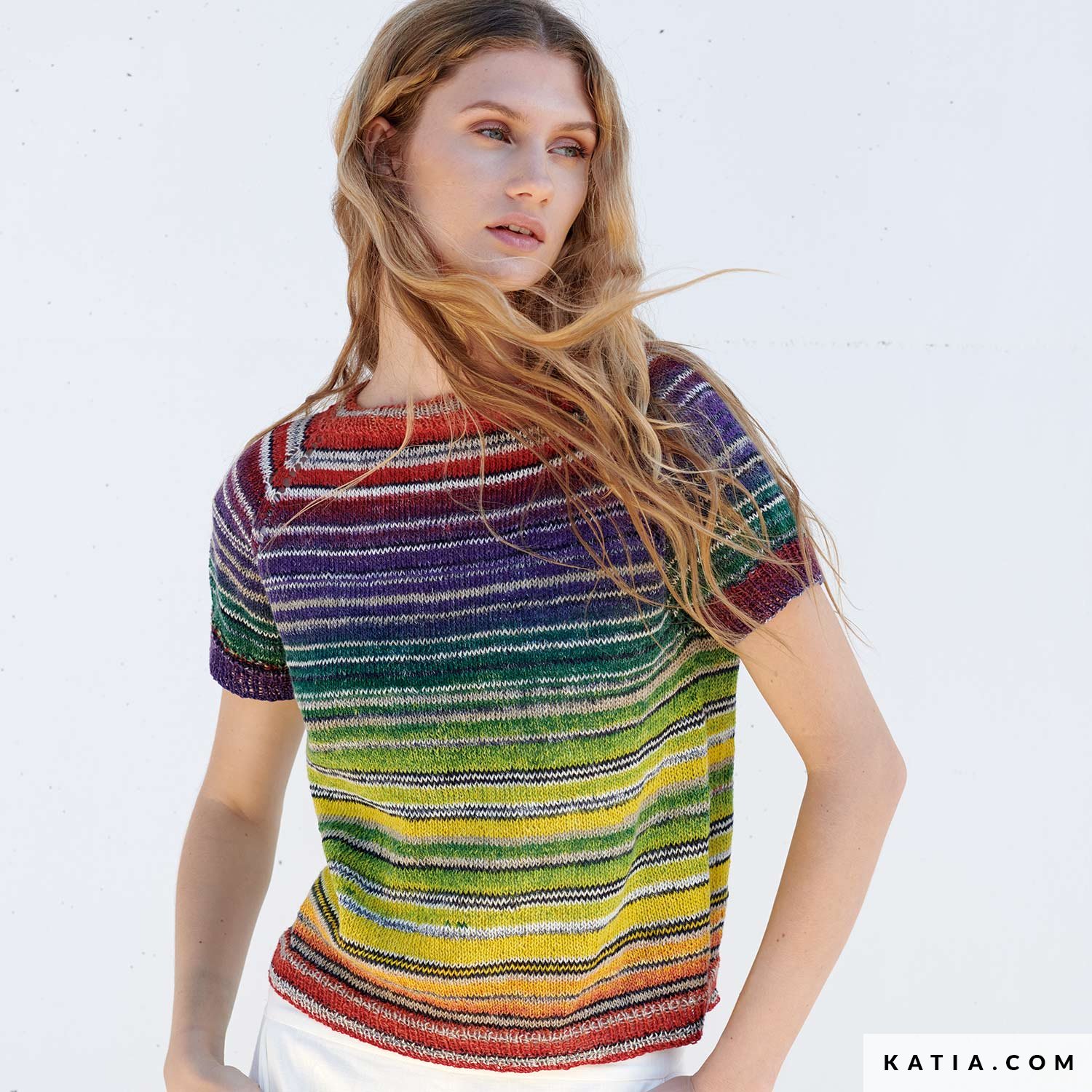 とまと　kolor CRAZY PATTERN KNIT pattern-knit-crochet-woman-t-