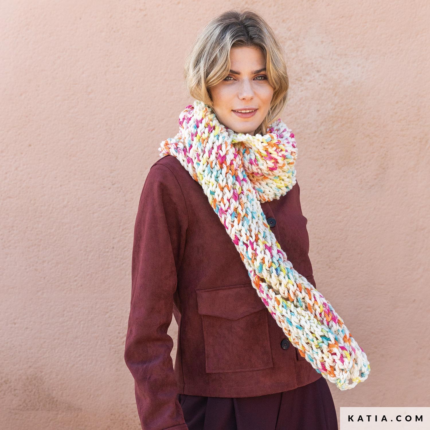 Foulard Triangle Femme Durio - Écharpe Fine Et Douce Avec Franges, Idéale Pour L'automne