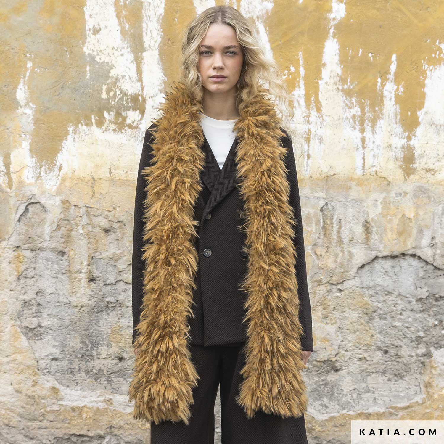 Winter Print Sjaal Winter Warm Dames Vintage Herfst Winter