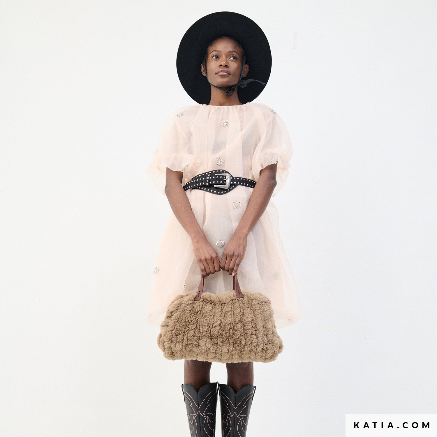 【超希少】  205w39nyc Knit Stole X-girl（エックスガール）の「KNIT HOODED STOLE（ストール/ショール