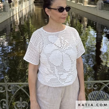 Sweater - Woman - Spring / Summer - models & patterns | Katia.com