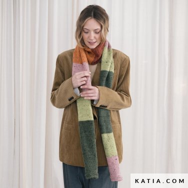 Scarf - Woman - Autumn / Winter - models & patterns | Katia.com